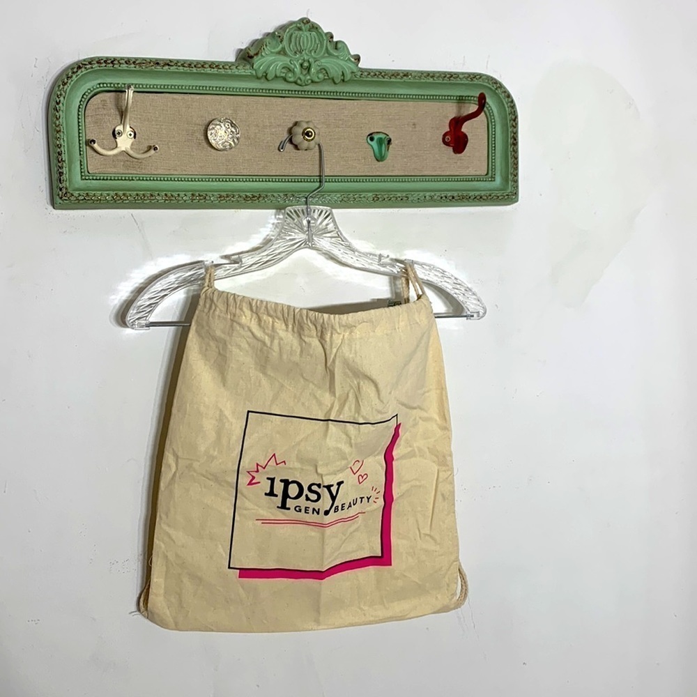 Ipsy gen beauty canvas book bag reusable tote bag